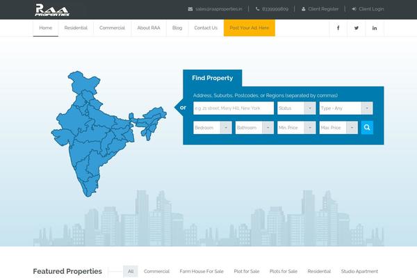 Realexpert theme site design template sample