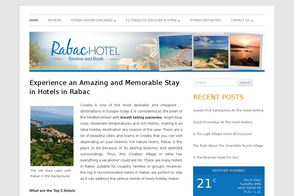 rabachotel.net site used Tiny Forge