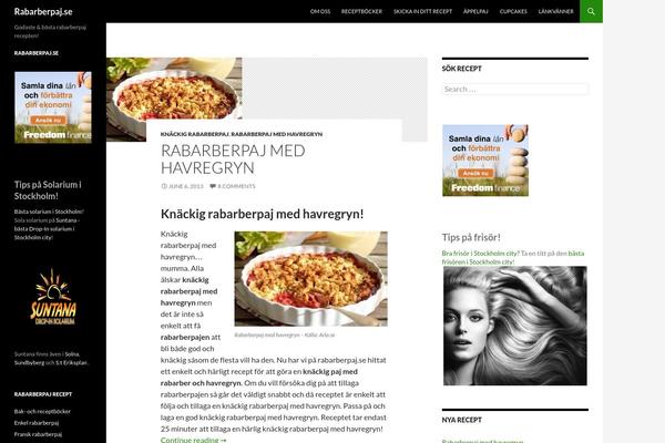 Cupcake theme site design template sample