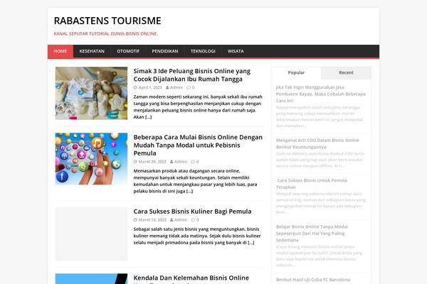 Site using WP Tab Widget plugin