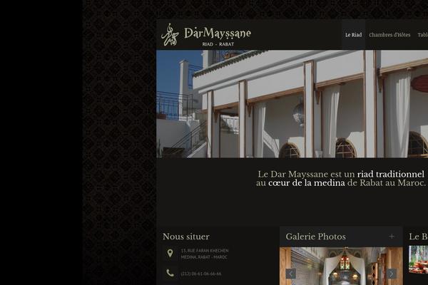 Tisson theme site design template sample
