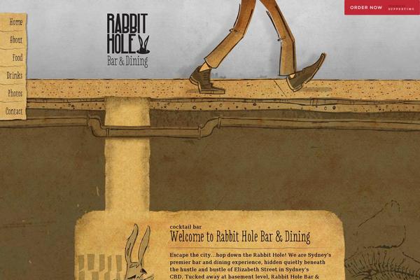 rabbitholebar.com.au site used Rabbithole