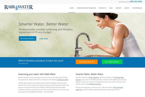 Kinetico theme site design template sample
