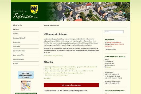 Tiny Framework theme site design template sample