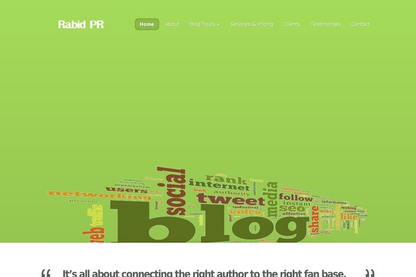 rabidpr.com site used Nimble