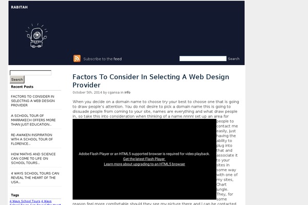 Happy Cyclope theme site design template sample