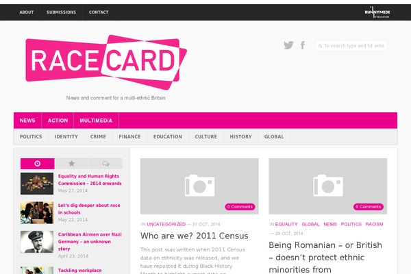 racecard.org.uk site used Bulletin