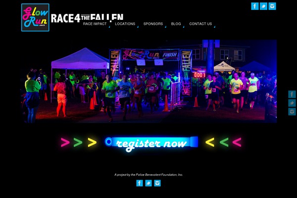 raceforthefallen.com site used Parabola-nocopyrt