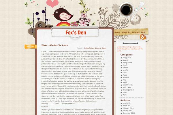 racefox.com site used Vector_flower