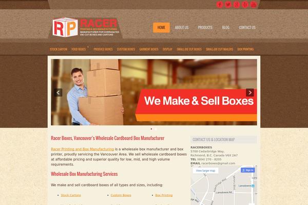Upstream theme site design template sample