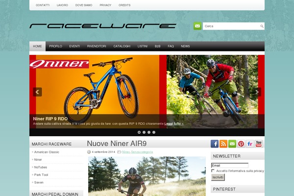 raceware.com site used Caddy
