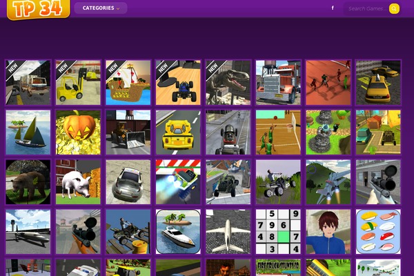 Kizi Theme website example screenshot
