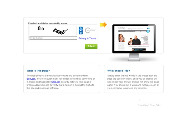 rachelbagby.com site used Rachel
