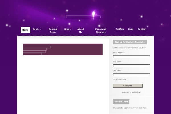 Glow theme site design template sample