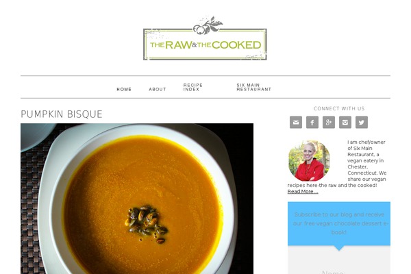 Foodie Pro theme site design template sample