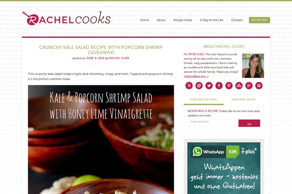 rachelcooks.com site used Once-coupled-rachel-cooks