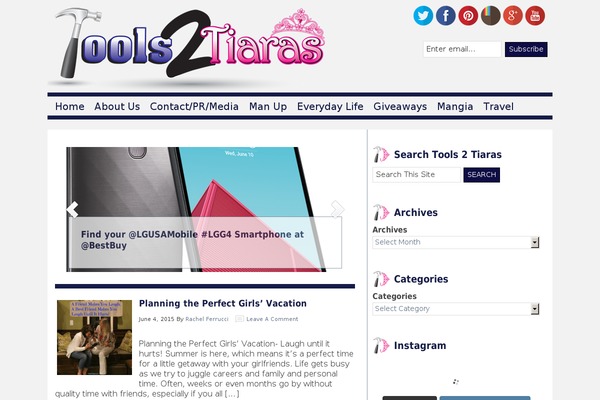 rachelferrucci.com site used Tools-2-tiaras