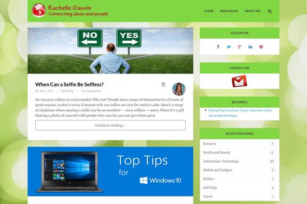 Breeze theme site design template sample