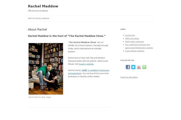 Site using Social Media Widget plugin