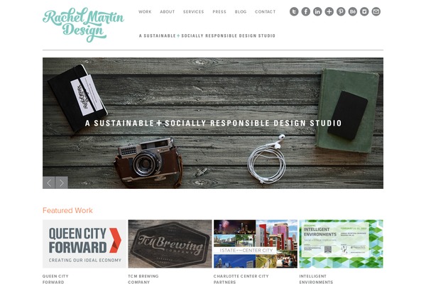 rachelmartindesign.com site used Rmd