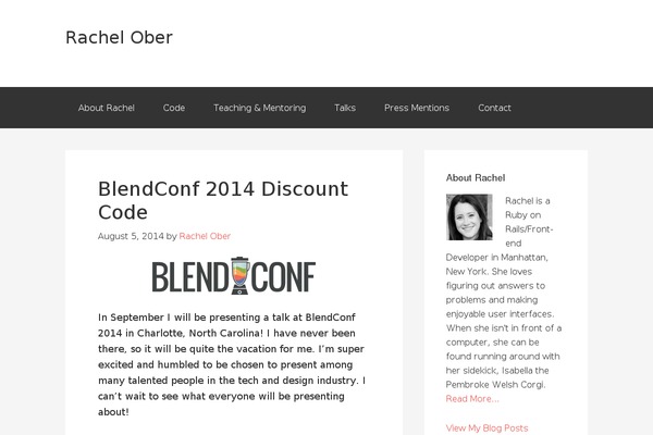 rachelober.com site used Authority-pro