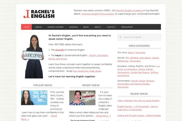 rachelsenglish.com site used Metro Pro