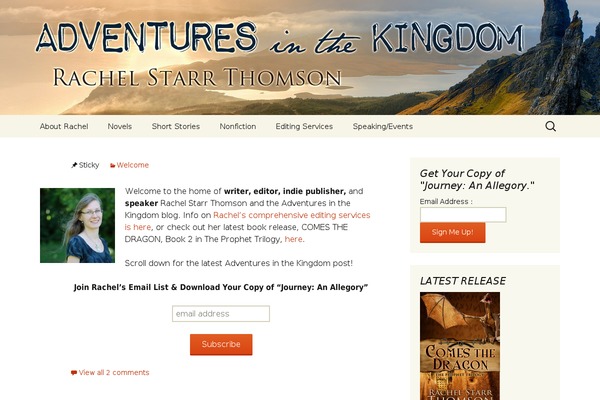 rachelstarrthomson.com site used Authority