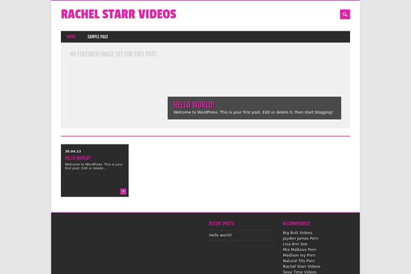 Magazino theme site design template sample