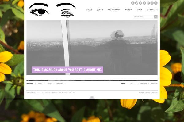 Inspire theme site design template sample