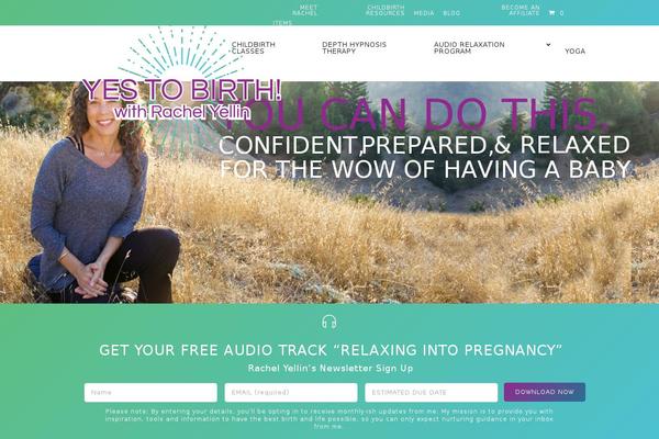 rachelyellin.com site used Divichildtheme