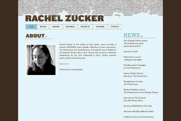 rachelzucker.net site used Azul