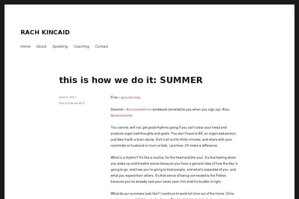 Rosemary theme site design template sample