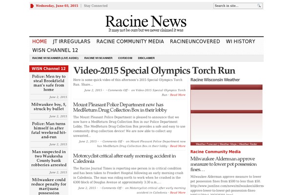 WP Newspaper theme site design template sample