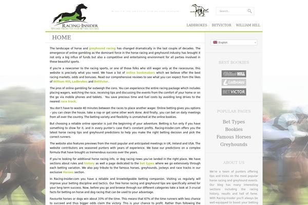 racing-insider.com site used Purity