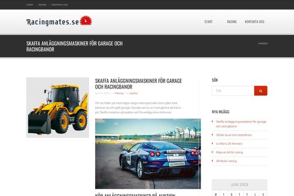Fortune theme site design template sample