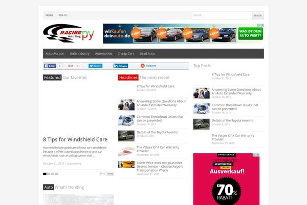 NewsPlus theme site design template sample