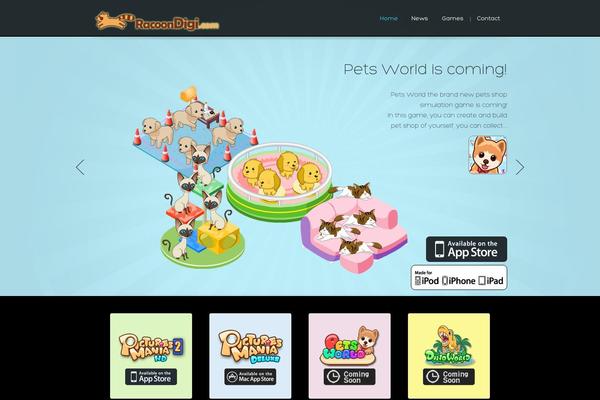 racoondigi.com site used Mobility App