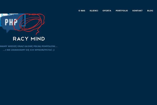 racymind.pl site used Racymind