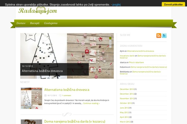 Delicacy theme site design template sample