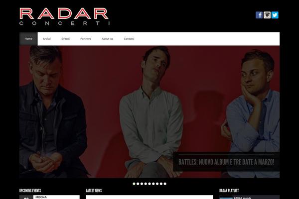 Acoustic theme site design template sample