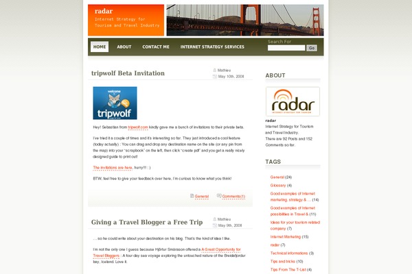 Terrafirma theme site design template sample