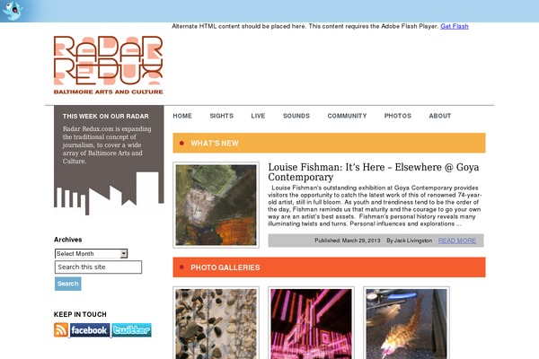 radarredux.com site used 2009