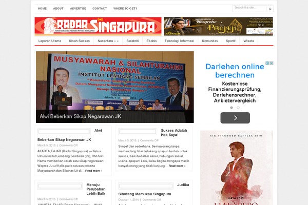 Channel theme site design template sample