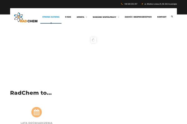 Infinite theme site design template sample