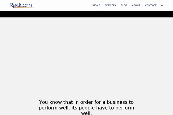 Minim theme site design template sample