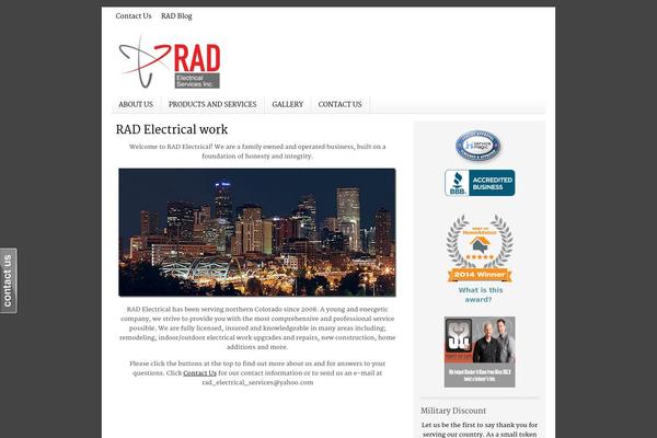 Lifestyle theme site design template sample