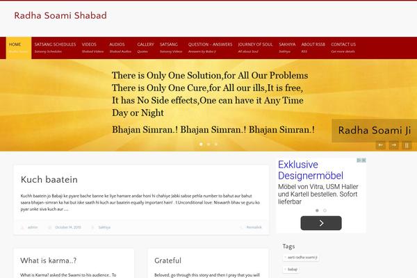 Pinboard theme site design template sample