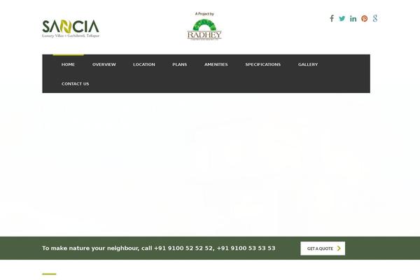 Site using Beauty Contact Popup Form plugin