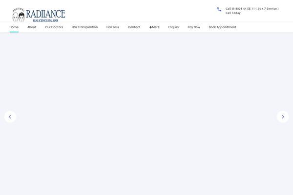 MediClinic theme site design template sample