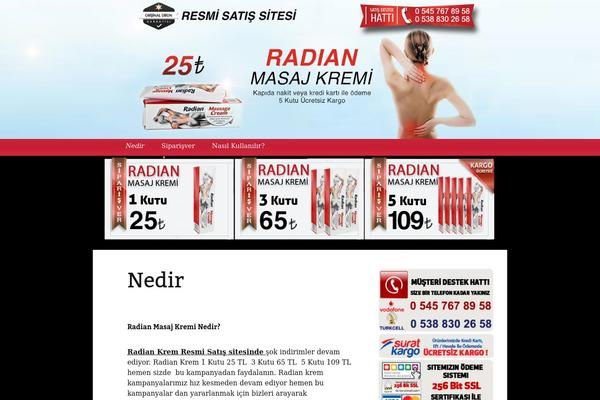 radianmasajkremi.com site used Mmuruntema